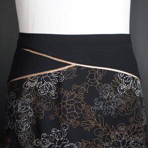 Mexx | Vintage 90s/Y2K Beautiful Chiffon A-line Floral Skirt